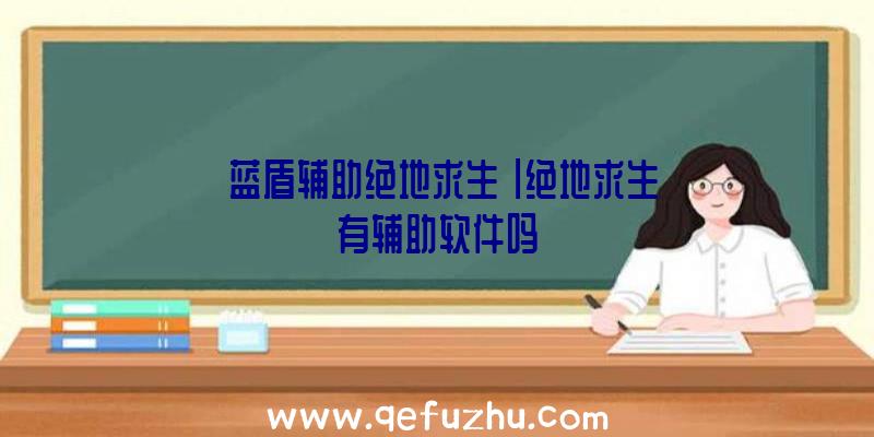 「蓝盾辅助绝地求生」|绝地求生有辅助软件吗